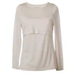 All Seasons Merino/Tencel LS Breastfeeding Top