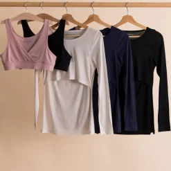 All Seasons Merino/Tencel LS Breastfeeding Top