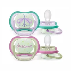Avent Ultra Air Night Soothers 2pk
