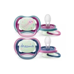 Avent Ultra Air Night Soothers 2pk