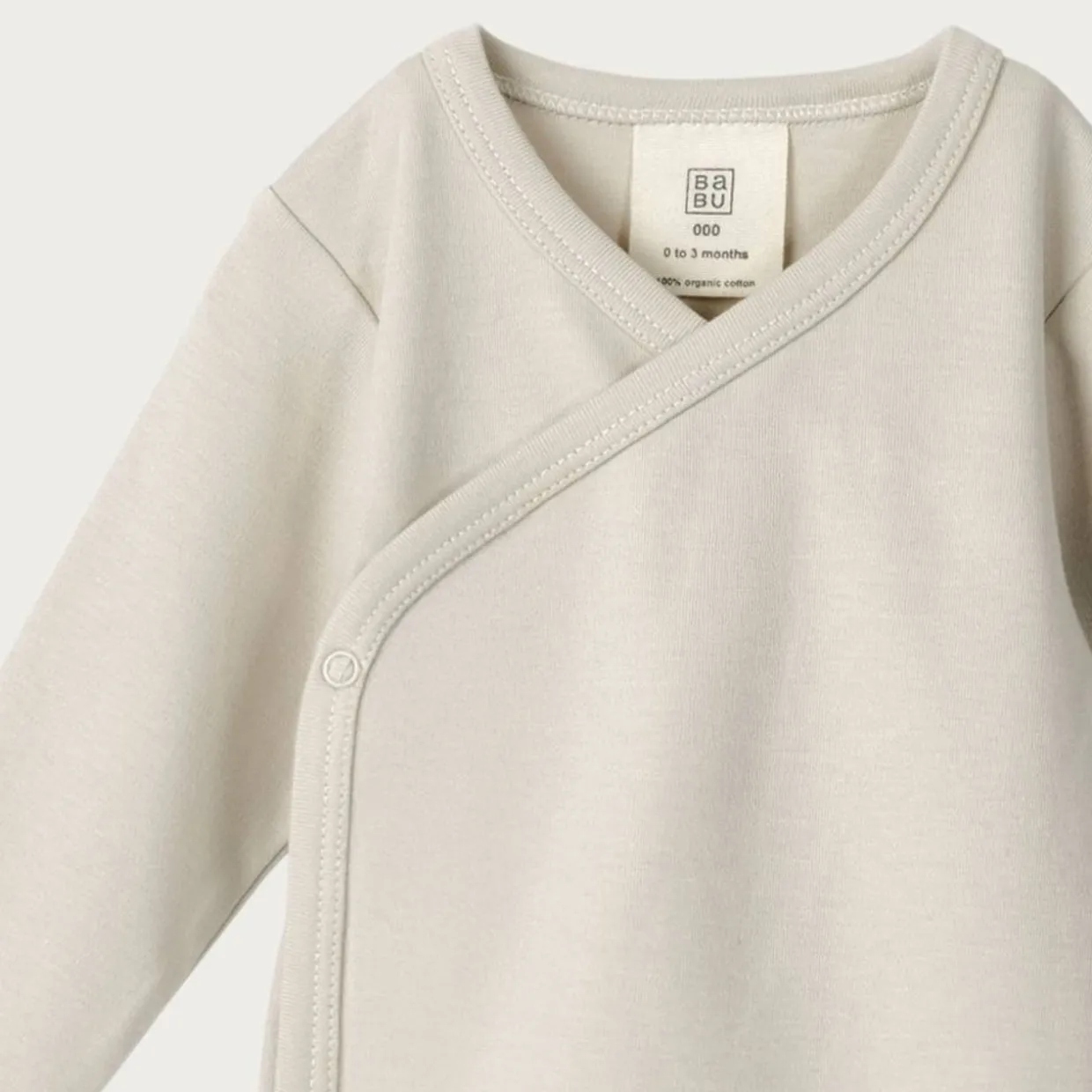 Babu Basics Organic Cotton Kimono Bodysuit