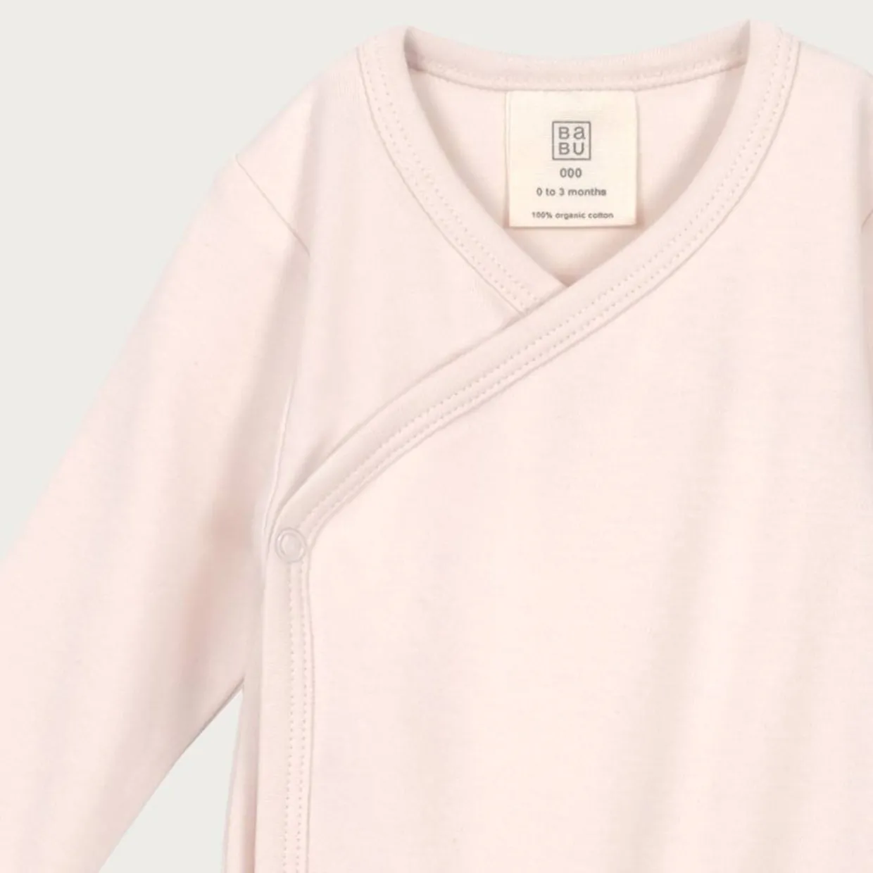 Babu Basics Organic Cotton Kimono Bodysuit