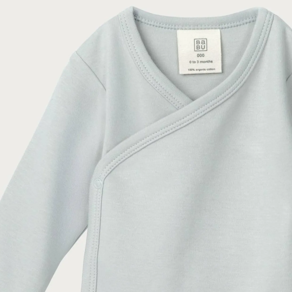 Babu Basics Organic Cotton Kimono Bodysuit