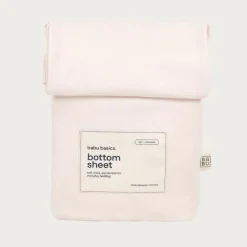 Babu Basics Organic Cotton Cot Fitted Sheet - 70 x 135cm