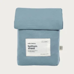 Babu Basics Organic Cotton Cot Fitted Sheet - 70 x 135cm