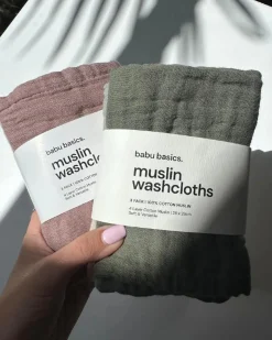 Babu Muslin Face Cloth Set 3pk