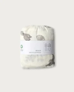 Babu Muslin Wash Cloth 6 Pack