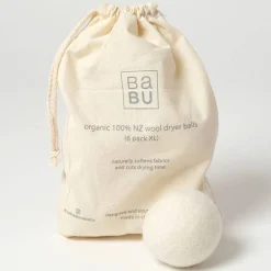 Babu NZ Wool Dryer Balls 6pk