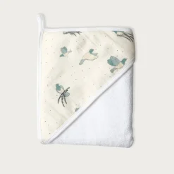 Babu Organic Terry Hooded Baby Towel