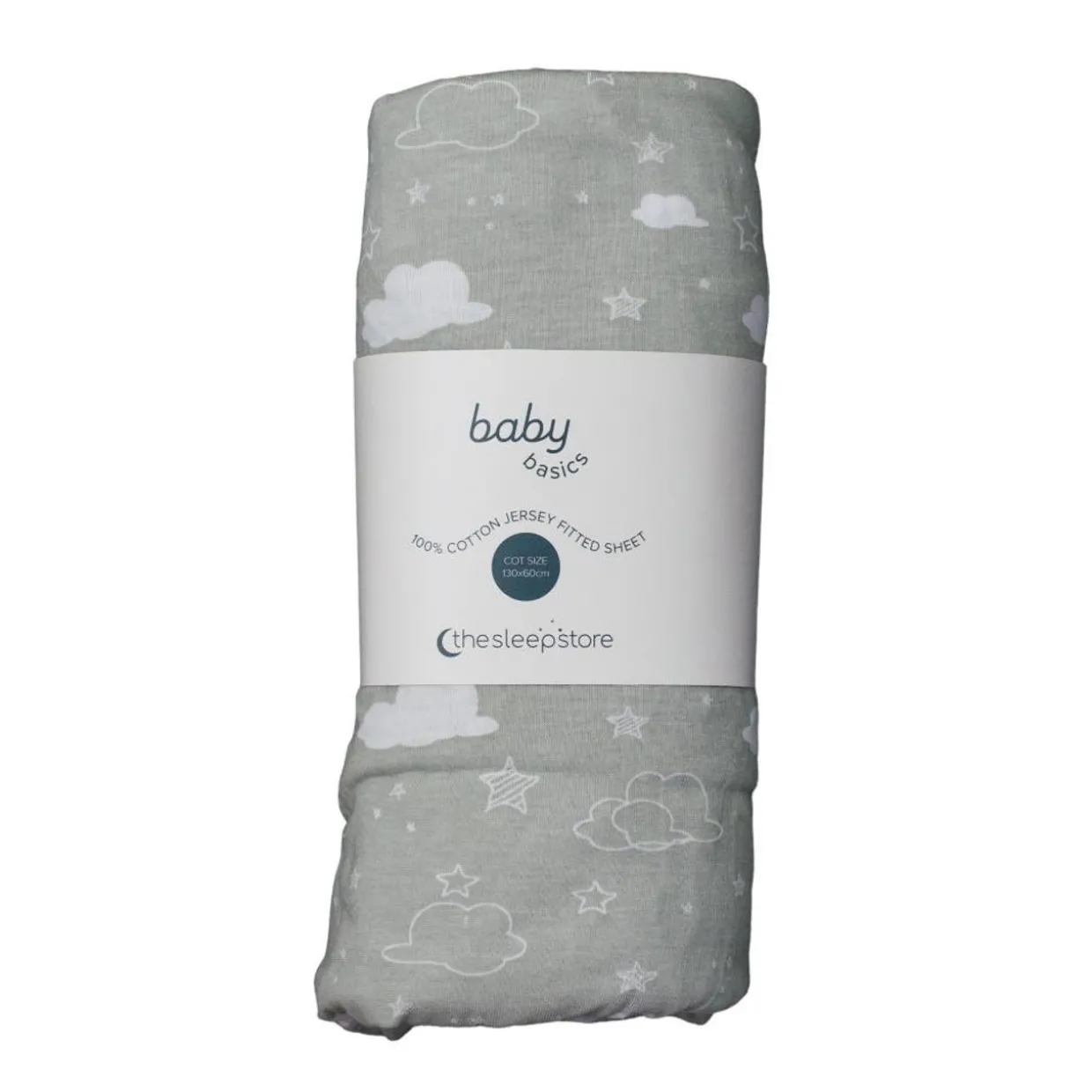 Baby Basics Cot Fitted Sheet - 132 x 71cm
