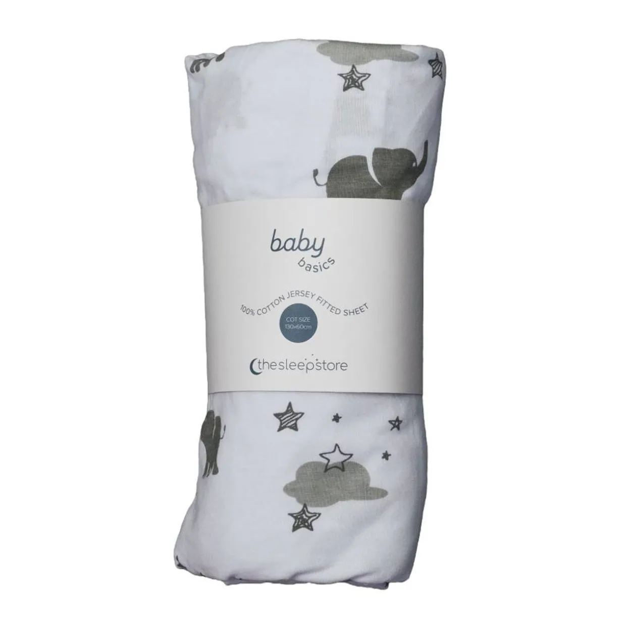 Baby Basics Cot Fitted Sheet - 132 x 71cm
