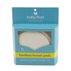 Baby First Waterproof Bamboo Breast Pads 6 pack