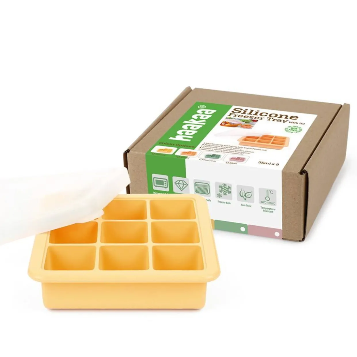 Baby Food and Breast Milk Freezer Tray - 9 Compartments