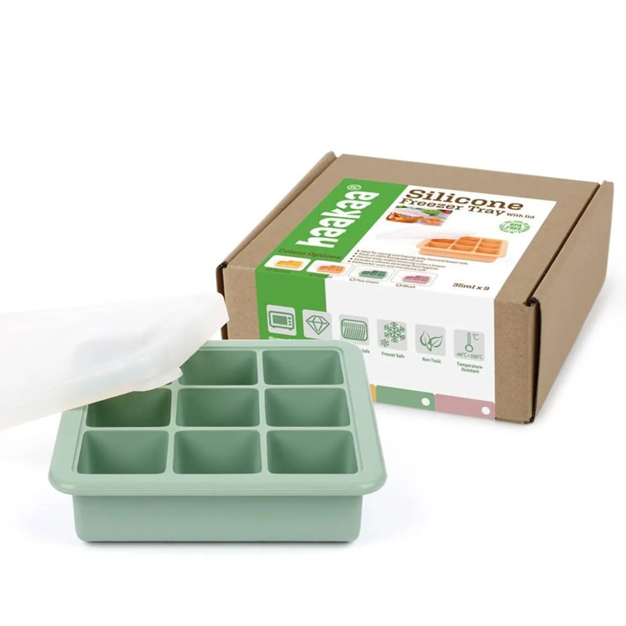 Baby Food and Breast Milk Freezer Tray - 9 Compartments