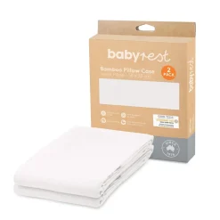 BabyRest Junior Bamboo Pillow Case 2 Pack