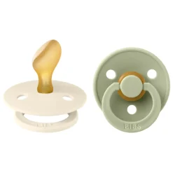 BIBS Colour Anatomical Latex Pacifier 2pk