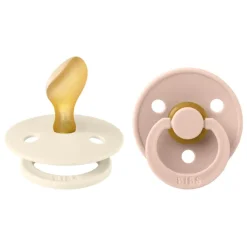 BIBS Colour Anatomical Latex Pacifier 2pk