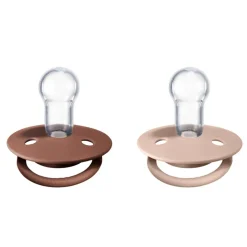 BIBS De Lux Silicone Colour Mix 2pk - One Size