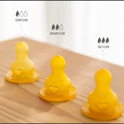 BIBS Replacement Bottle Nipples Latex 2pk