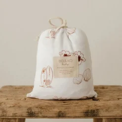 BO & KO Baby Fitted Cot Sheet 70 x 130cm