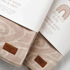 BO & KO Baby Mohimohi Woven Pēpi Blanket