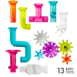Boon Bath Toy Bundle - Pipes, Tubes & Cogs