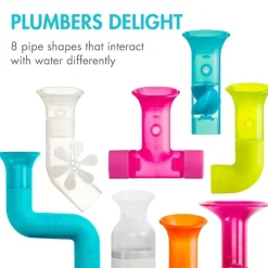 Boon Bath Toy Bundle - Pipes, Tubes & Cogs