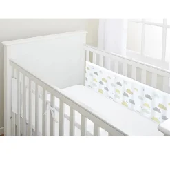 Breathable Baby - Breathable Print Mesh Cot Liner - 2 Sides / Solid-end cots