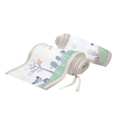 Breathable Baby - Breathable Print Mesh Cot Liner - 2 Sides / Solid-end cots