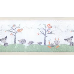 Breathable Baby - Breathable Print Mesh Cot Liner - 2 Sides / Solid-end cots