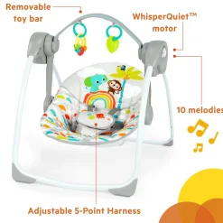 Bright Starts Playful Paradise Portable Swing