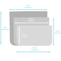 Bumkins Clear Travel Bag 3pk