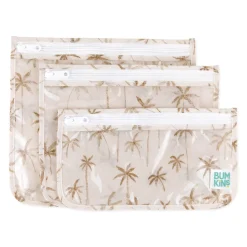 Bumkins Clear Travel Bag 3pk
