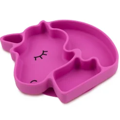 Bumkins Silicone Grip Dish - Unicorn
