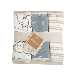 Crane Baby Burp Cloths - 3 Pack
