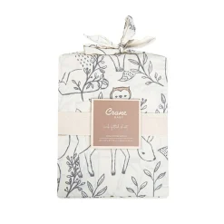 Crane Baby Cot Fitted Sheet - Ezra Collection - 132 x 71cm