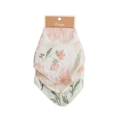 Crane Baby Muslin Bandana Bib 3pk
