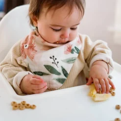 Crane Baby Muslin Bandana Bib 3pk