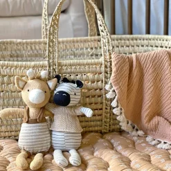 Crane Baby Plush Toy - Kendi - Zulu Zebra - Clearance