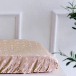 Crane Baby Quilted Change Pad Cover