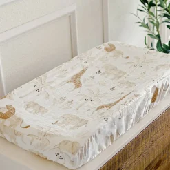 Crane Baby Quilted Change Pad Cover