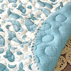 Crane Baby Reversible Quilted Playmat - Caspian