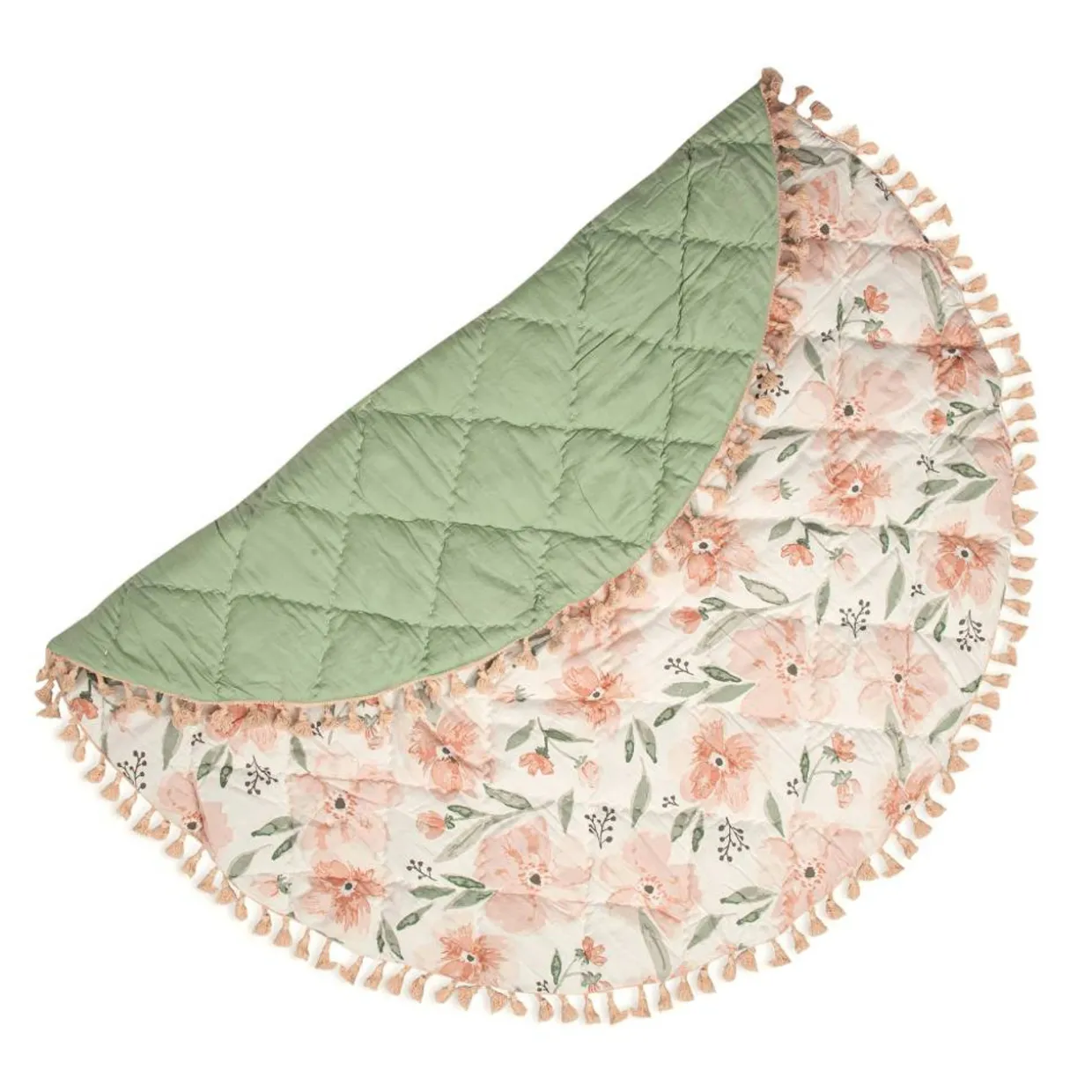 Crane Baby Reversible Quilted Playmat - Parker