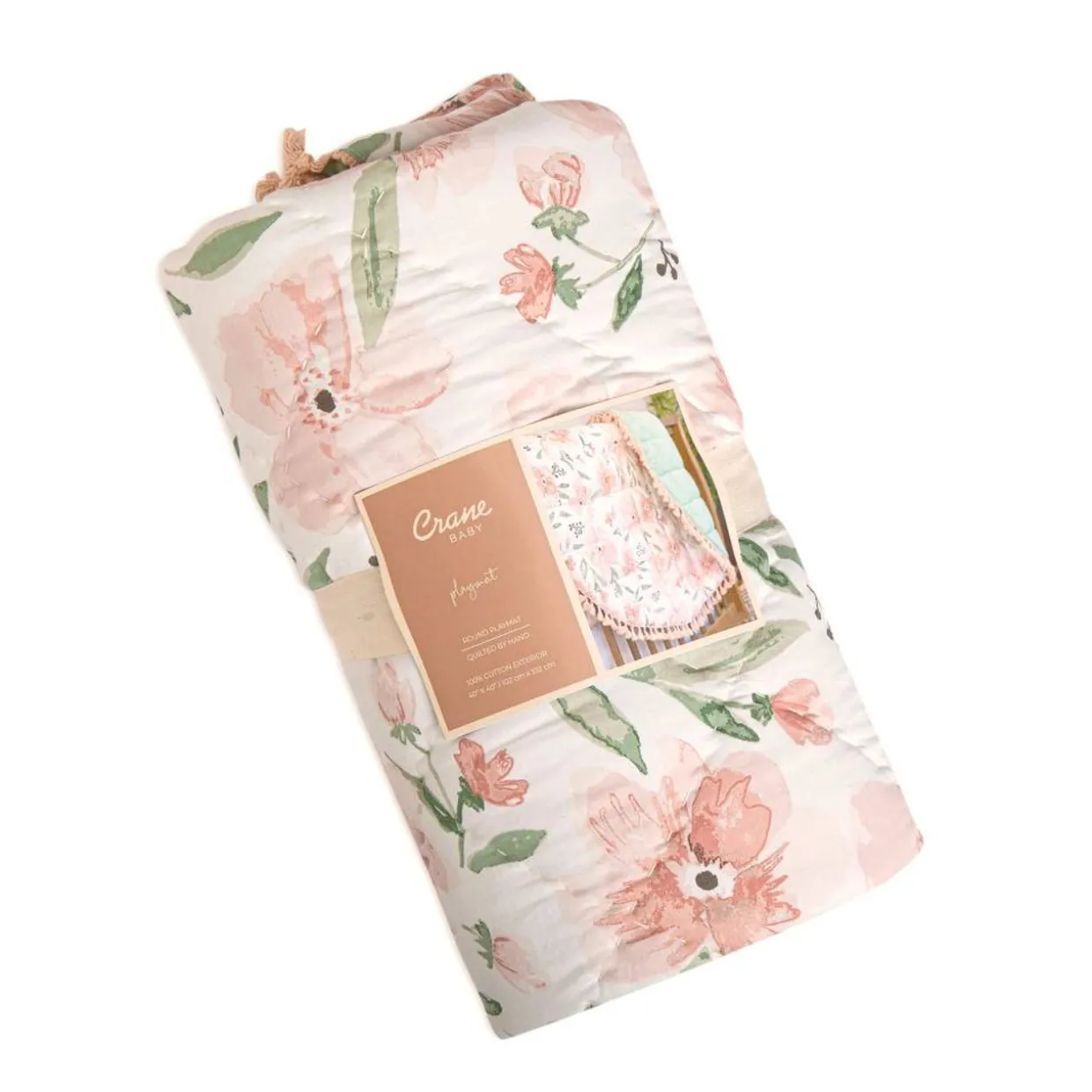 Crane Baby Reversible Quilted Playmat - Parker