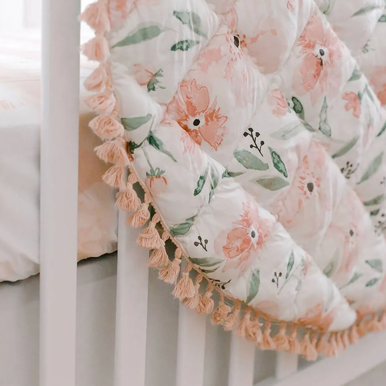 Crane Baby Reversible Quilted Playmat - Parker