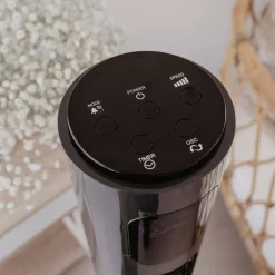 Crane Tower Fan and Air Circulator (116 cm) - Charcoal