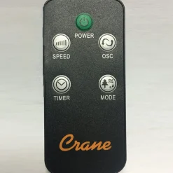 Crane Tower Fan and Air Circulator (116 cm) - Charcoal