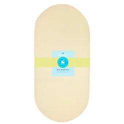 Custom Large Oval Latex & Wool Bassinet Mattress