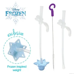 Disney Sippy Cup - Replacement Straws & Cleaner - Elsa