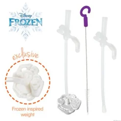 Disney Sippy Cup - Replacement Straws & Cleaner - Olaf